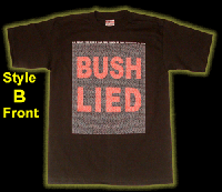 Bush Lied Front 300 Yellow
