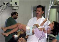 Wounded Palestinian